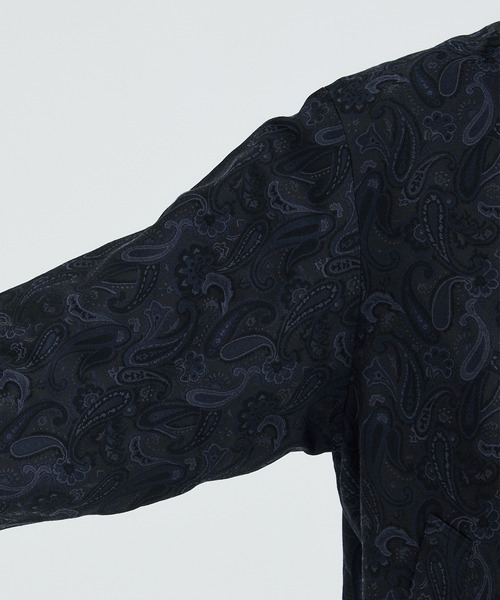 superNova.(スーパーノヴァ)の「【superNova.】STUDIOUS別注 Track jacket - Paisely Jacquard(ブルゾン・メンズ・ネイビー/グリーン・S/M)」の22枚目の写真