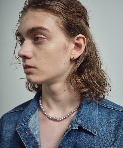 and cloud(アンドクラウド)の「Cross Earring(イヤリング・レディース・シルバー/ブラック/イエローゴールド・FREE)」の17枚目の写真
