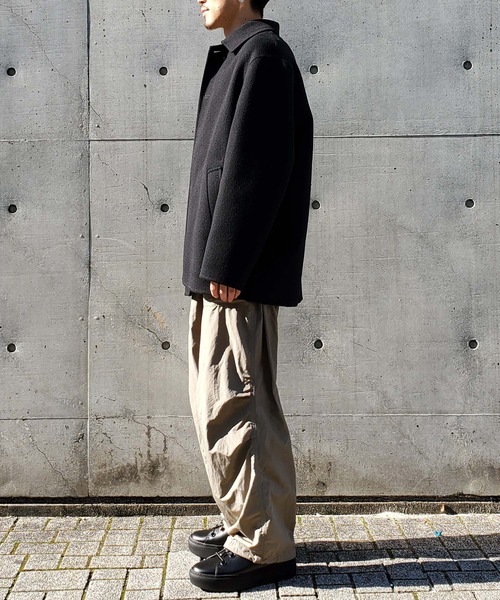 【週末限定値下】ATON TheTokyo別注 カシミヤカバーオール 上代32万 別注 CASHMERE RIVER COVER ALL(2 BLACK): ATON: MENS｜THE TOKYO