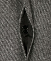 【美品】ポールスミス ステンカラーコート チェック ベルト カシミヤ グレー M 中古・古着通販】PAUL SMITH (ポールスミス) メルトンコート グレー