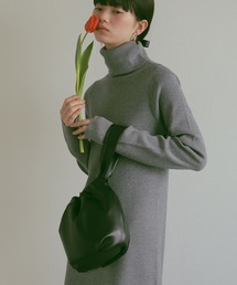 EFOLE | 【EFOLE】 フェイクレザー ボリューム 巾着 バッグ(ハンドバッグ)