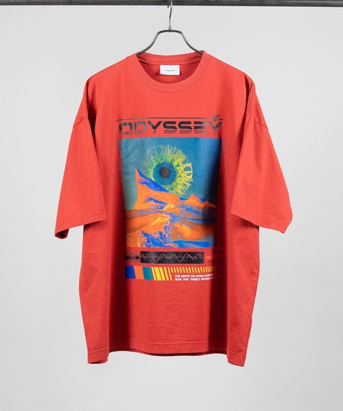 Iroquois（イロコイ）の「IROQUOIS イロコイ / ODYSSEY T グラフィックプリントビッグシルエットTシャツ / 177109（Tシャツ/カットソー・メンズ・ブラック/レッド/ホワイト・1/2/3）」の14枚目の写真