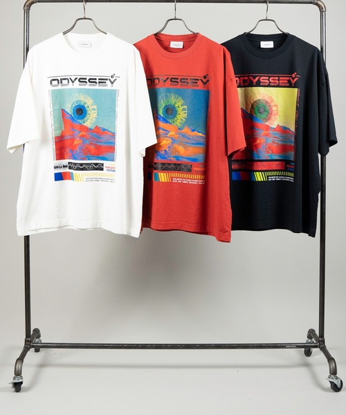 Iroquois（イロコイ）の「IROQUOIS イロコイ / ODYSSEY T グラフィックプリントビッグシルエットTシャツ / 177109（Tシャツ/カットソー・メンズ・ブラック/レッド/ホワイト・1/2/3）」の9枚目の写真
