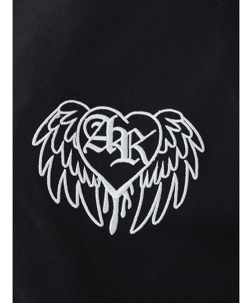 Ank Rouge（アンクルージュ）の「ARロゴ刺繍ブルゾン（ブルゾン・レディース・ブルー/ブラック・M）」の5枚目の写真