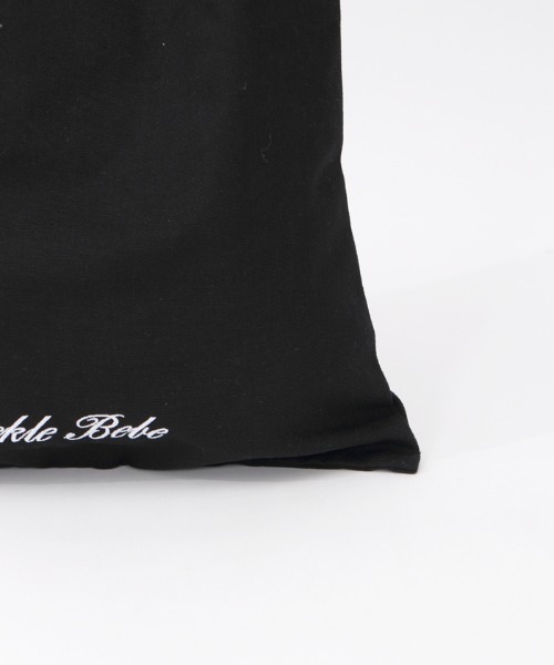 FickleBebe（フィクルベベ）の「ＦＢ刺繍キャンバストート（トートバッグ・レディース・ホワイト/ブラック/グレー系その他・FREE）」の20枚目の写真