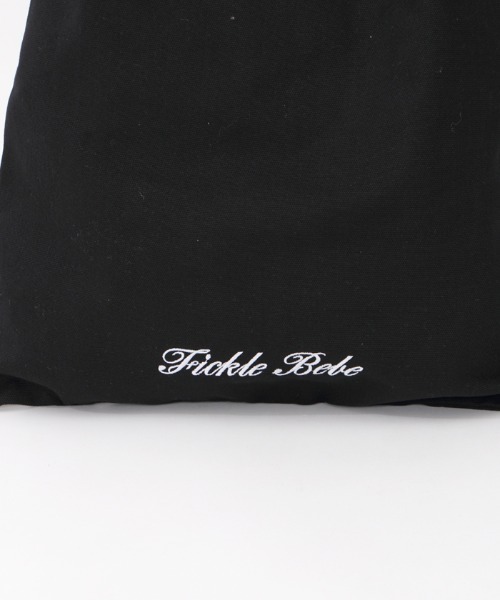FickleBebe（フィクルベベ）の「ＦＢ刺繍キャンバストート（トートバッグ・レディース・ホワイト/ブラック/グレー系その他・FREE）」の19枚目の写真