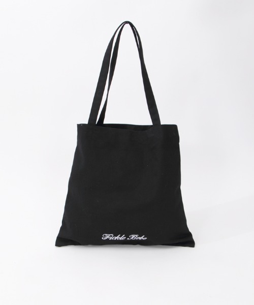 FickleBebe（フィクルベベ）の「ＦＢ刺繍キャンバストート（トートバッグ・レディース・ホワイト/ブラック/グレー系その他・FREE）」の10枚目の写真