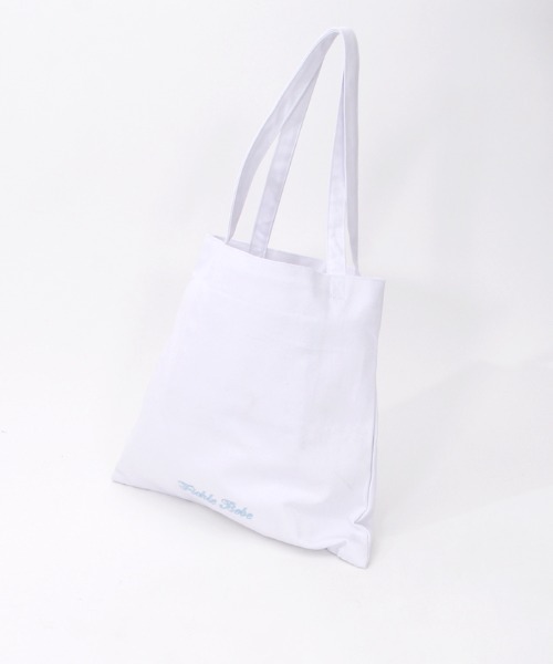 FickleBebe（フィクルベベ）の「ＦＢ刺繍キャンバストート（トートバッグ・レディース・ホワイト/ブラック/グレー系その他・FREE）」の9枚目の写真