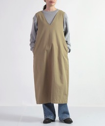 D.M.G. | [D.M.G. / ディーエムジー] 高密度オックスストレッチ コクーンワンピース(ワンピース)