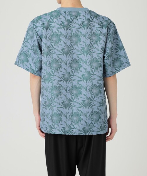 LOVELESS（ラブレス）の「フクレフラワージャガード Tシャツ（Tシャツ/カットソー・メンズ・ベージュ系その他/ブラック/ブルー・M/L）」の13枚目の写真