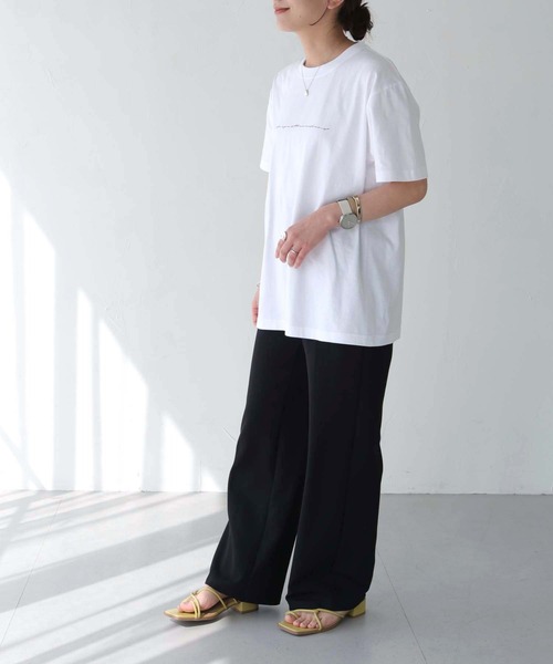 HER CLOSET（ハークローゼット）の「【shemoshelly】WEB限定ロゴプリントTシャツ（Tシャツ/カットソー・レディース・ブラック/ホワイト・S/M/L）」の16枚目の写真