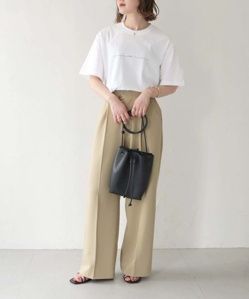 HER CLOSET（ハークローゼット）の「【shemoshelly】WEB限定ロゴプリントTシャツ（Tシャツ/カットソー・レディース・ブラック/ホワイト・S/M/L）」の18枚目の写真