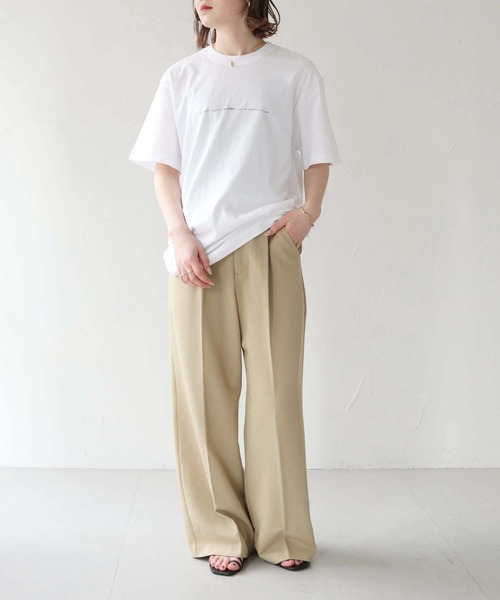 HER CLOSET（ハークローゼット）の「【shemoshelly】WEB限定ロゴプリントTシャツ（Tシャツ/カットソー・レディース・ブラック/ホワイト・S/M/L）」の20枚目の写真