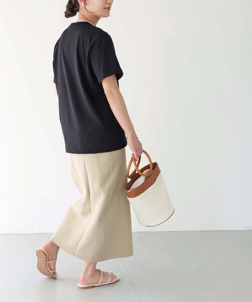 HER CLOSET（ハークローゼット）の「【shemoshelly】WEB限定ロゴプリントTシャツ（Tシャツ/カットソー・レディース・ブラック/ホワイト・S/M/L）」の3枚目の写真