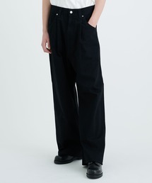 Jieda | WIDE ONE TUCK STRAIGHT DENIM(デニムパンツ)