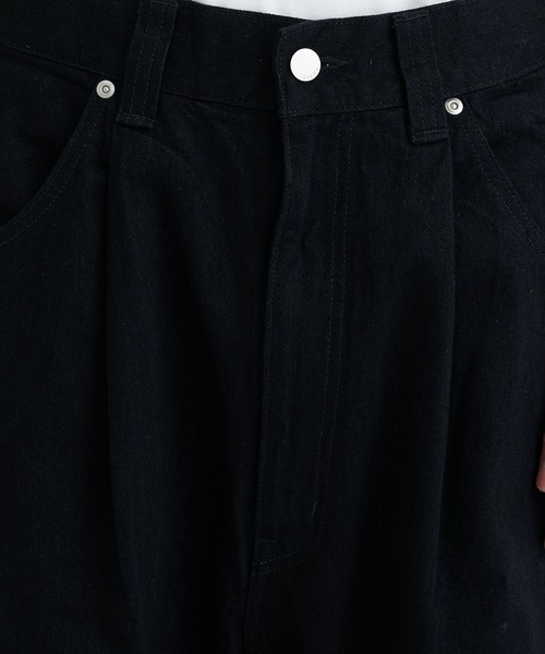 JieDa - WIDE ONE TUCK STRAIGHT DENIM/INDIGO | NapsNote