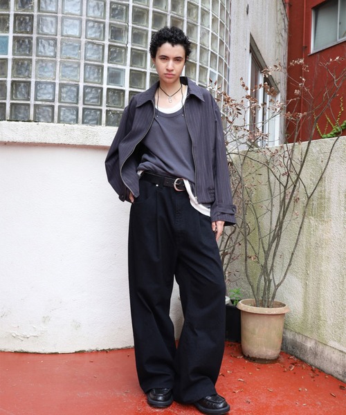 Jieda（ジエダ）の「WIDE ONE TUCK STRAIGHT DENIM（デニムパンツ