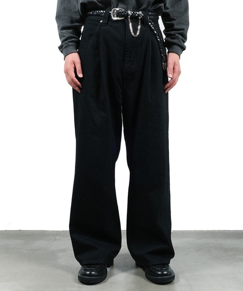 JIEDA（ジエダ）の「WIDE ONE TUCK STRAIGHT DENIM（デニムパンツ