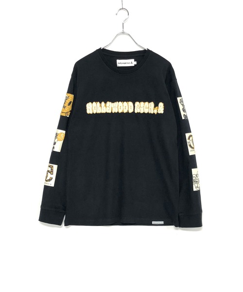 ADMIX/ATELIER SAB MEN(アドミックスアトリエサブメン)の「【Hollywood Rich.&】ハイテンションスムース / 発砲ラバープリント パンクベア ロンT(長袖T)(Tシャツ/カットソー・メンズ・ブラック/ホワイト・50/52/48)」の11枚目の写真