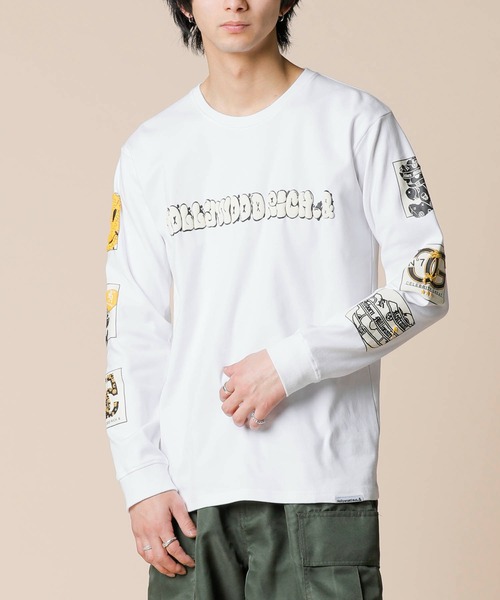 ADMIX/ATELIER SAB MEN(アドミックスアトリエサブメン)の「【Hollywood Rich.&】ハイテンションスムース / 発砲ラバープリント パンクベア ロンT(長袖T)(Tシャツ/カットソー・メンズ・ブラック/ホワイト・50/52/48)」の13枚目の写真