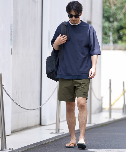 coca（coca）（コカ）の「メンズナイロンワンポイント刺繍ショートパンツ（その他パンツ・メンズ・ブラック/カーキ/ネイビー/キャメル・S/M/L）」の5枚目の写真