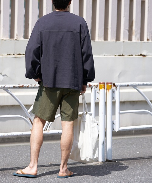 coca（coca）（コカ）の「メンズナイロンワンポイント刺繍ショートパンツ（その他パンツ・メンズ・ブラック/カーキ/ネイビー/キャメル・S/M/L）」の7枚目の写真