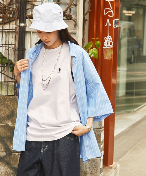 U.S. POLO ASSN. /ユーエスポロアッスン 別注ワンポイント刺繍 ロング