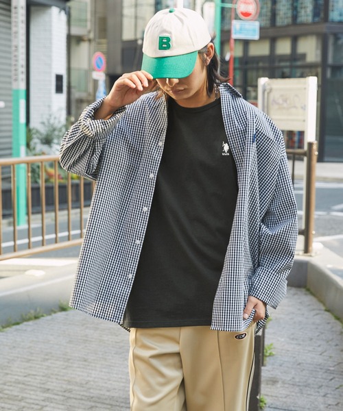 U.S. Polo Assn. スタジャン ブラック/ホワイト U.S. POLO ASSN./別注 ワッペンロゴスタジャン【限定展開