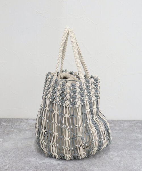 CACHELLIE（カシェリエ）の「【CACHELLIE/カシェリエ】ワックスコードバイカラートートバッグ（トートバッグ・レディース・ホワイト系その他4/レッド系その他3・FREE）」の7枚目の写真