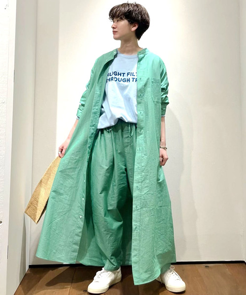 ジャーナルスタンダードラックス リネン ビッグ シャツワンピース　ストライプ ジャーナルスタンダードラックス リネン ビッグ シャツ