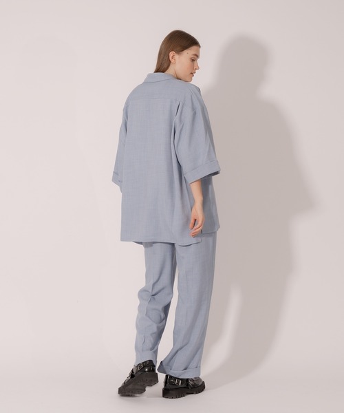 ONCILY（オンシェリー）の「【SET UP可能】ROLL UP STRAIGHT SLACKS /  ロールアップストレートスラックス（スラックス・メンズ・ブラウン/カーキ/グレイッシュブルー・MEDIUM/LARGE）」の11枚目の写真