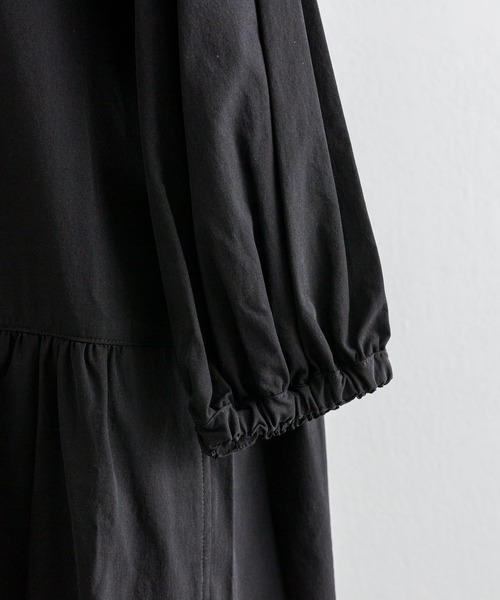 ear PAPILLONNER（イアパピヨネ）の「アシメギャザーオールインワン【SUM1 STYLE（スミスタイル）】（サロペット/オーバーオール・レディース・ブラック・FREE）」の14枚目の写真