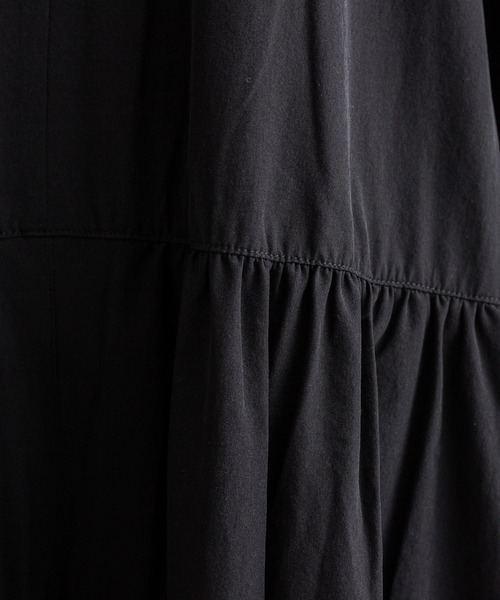 ear PAPILLONNER（イアパピヨネ）の「アシメギャザーオールインワン【SUM1 STYLE（スミスタイル）】（サロペット/オーバーオール・レディース・ブラック・FREE）」の17枚目の写真