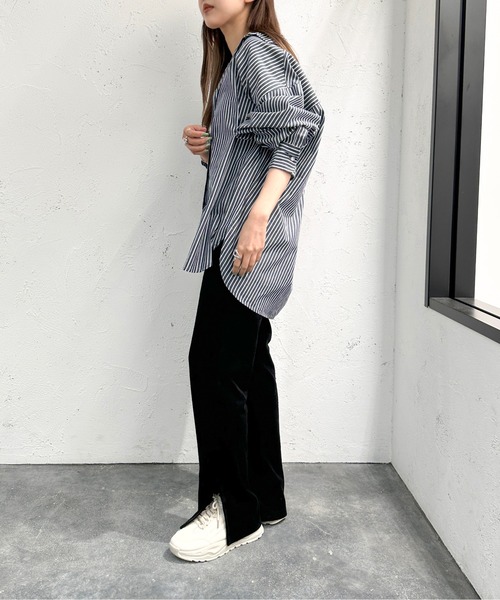 apres jour mignon（アプレジュールミニョン）の「パイルパンツ【ZOZOTOWN限定アイテム】（その他パンツ・レディース・ピンク/レッド/杢グレー/ブルー/ブラック・X-LARGE/SMALL/MEDIUM）」の11枚目の写真