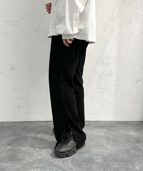 apres jour mignon（アプレジュールミニョン）の「パイルパンツ【ZOZOTOWN限定アイテム】（その他パンツ・レディース・ピンク/レッド/杢グレー/ブルー/ブラック・X-LARGE/SMALL/MEDIUM）」の13枚目の写真