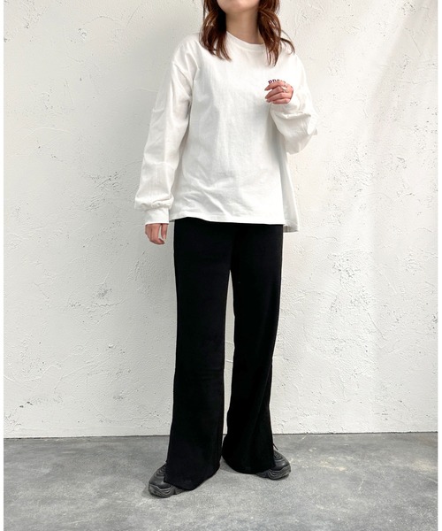 apres jour mignon（アプレジュールミニョン）の「パイルパンツ【ZOZOTOWN限定アイテム】（その他パンツ・レディース・ピンク/レッド/杢グレー/ブルー/ブラック・X-LARGE/SMALL/MEDIUM）」の14枚目の写真