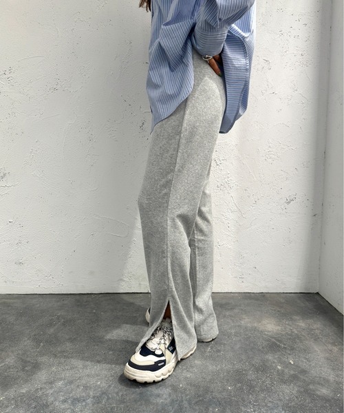 apres jour mignon（アプレジュールミニョン）の「パイルパンツ【ZOZOTOWN限定アイテム】（その他パンツ・レディース・ピンク/レッド/杢グレー/ブルー/ブラック・X-LARGE/SMALL/MEDIUM）」の18枚目の写真