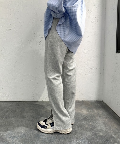 apres jour mignon（アプレジュールミニョン）の「パイルパンツ【ZOZOTOWN限定アイテム】（その他パンツ・レディース・ピンク/レッド/杢グレー/ブルー/ブラック・X-LARGE/SMALL/MEDIUM）」の19枚目の写真