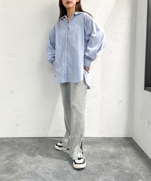 apres jour mignon（アプレジュールミニョン）の「パイルパンツ【ZOZOTOWN限定アイテム】（その他パンツ・レディース・ピンク/レッド/杢グレー/ブルー/ブラック・X-LARGE/SMALL/MEDIUM）」の20枚目の写真