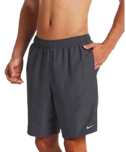 Nike スポーツ用水着 新品未使用タグ付き　グレー/ブラック セール】ナイキ エッセンシャル ラップ9' ボレーショーツ（水着