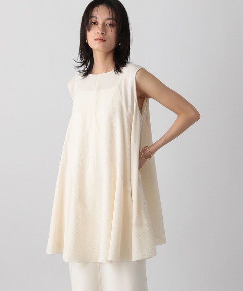 A part by（アパートバイ）の「エスカルゴミニワンピース（ワンピース・レディース・ブラック/アイボリー・FREE）」の2枚目の写真