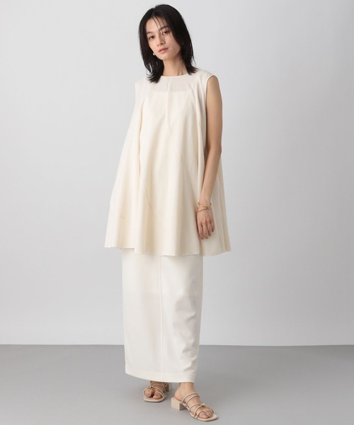 A part by（アパートバイ）の「エスカルゴミニワンピース（ワンピース・レディース・ブラック/アイボリー・FREE）」の5枚目の写真