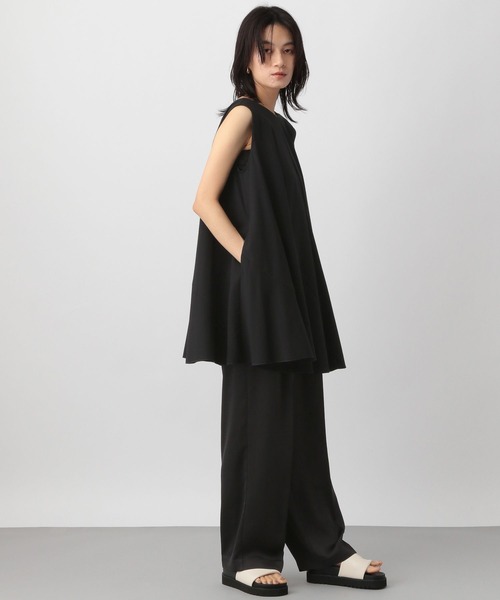 A part by（アパートバイ）の「エスカルゴミニワンピース（ワンピース・レディース・ブラック/アイボリー・FREE）」の11枚目の写真