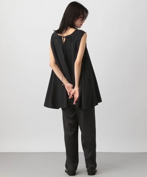 A part by（アパートバイ）の「エスカルゴミニワンピース（ワンピース・レディース・ブラック/アイボリー・FREE）」の12枚目の写真