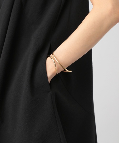 A part by（アパートバイ）の「エスカルゴミニワンピース（ワンピース・レディース・ブラック/アイボリー・FREE）」の20枚目の写真