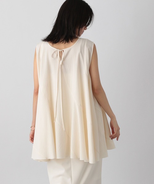 A part by（アパートバイ）の「エスカルゴミニワンピース（ワンピース・レディース・ブラック/アイボリー・FREE）」の4枚目の写真