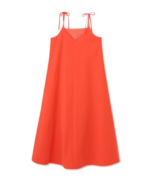 FREE'S MART（フリーズマート）の「◆肩リボンテントラインキャミワンピース（ワンピース・レディース・レッド/ブラック・MEDIUM/SMALL）」の2枚目の写真