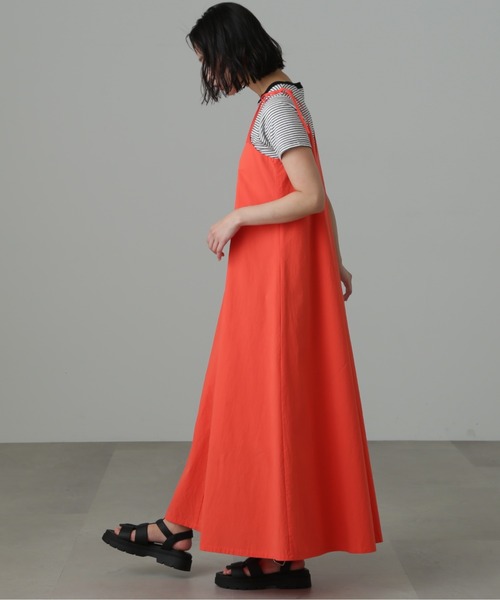 FREE'S MART（フリーズマート）の「◆肩リボンテントラインキャミワンピース（ワンピース・レディース・レッド/ブラック・MEDIUM/SMALL）」の14枚目の写真