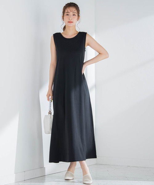 【コーデいらずでオシャレが楽ちん】ベストセットアップワンピース《洗濯機で洗える》