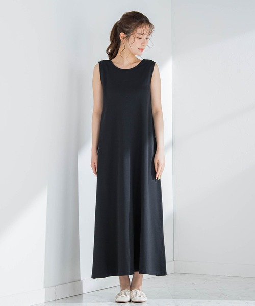 【コーデいらずでオシャレが楽ちん】ベストセットアップワンピース《洗濯機で洗える》